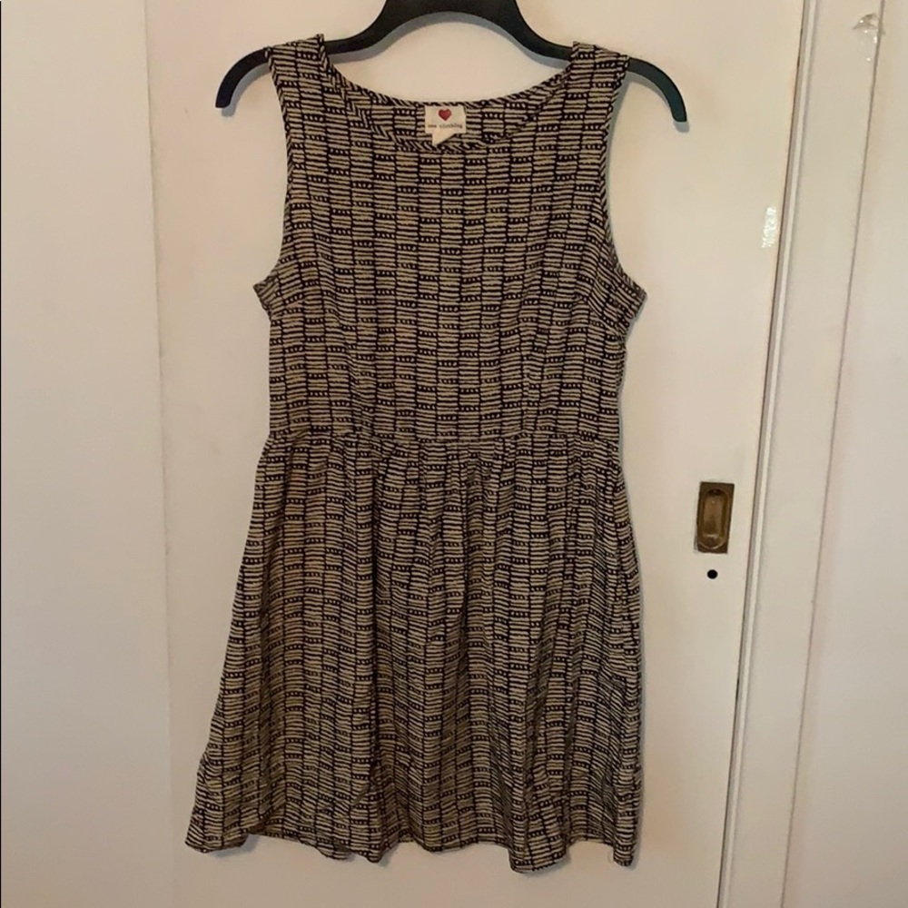 Patterned Cutout Minidress